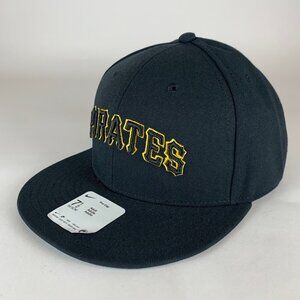 Pittsburgh Pirates MLB Black Nike Pro Cap Fitted Hat Mens 7 1/2 New